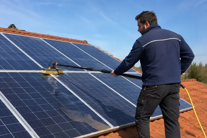 Nettoyage et entretien de panneaux solaires à Villedubert