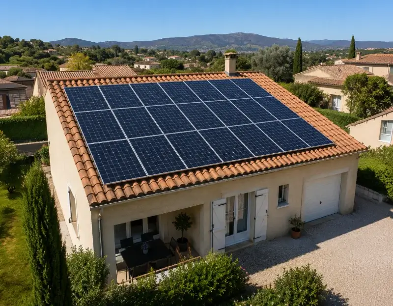 Prime à l'autoconsommation panneaux solaires Villedubert — aide financière de l'État